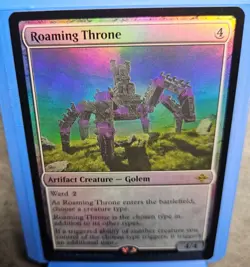 MTG Roaming Throne - The Lost Caverns of Ixalan Foil R 0258 - Print Line - Image 5