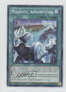 Majestic Absorption 1st Ed. YuGiOh Dawn of Majesty #DAMA-EN052 0rq9 - Image 1