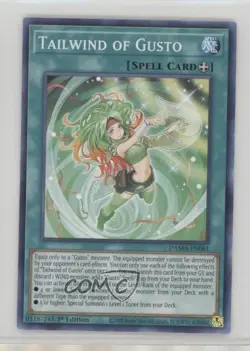 Tailwind of Gusto 1st Ed. YuGiOh Dawn Majesty #DAMA-EN061 0rq9 - Image 1