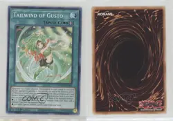 Tailwind of Gusto 1st Ed. YuGiOh Dawn Majesty #DAMA-EN061 0rq9 - Image 3