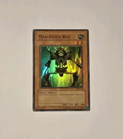 Yugioh Man-Eater Bug LOB-108 Super Rare Faded MP - Image 1