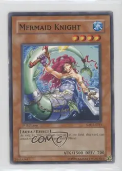Mermaid Knight 1st Ed. YuGiOh Fury From the Deep Structure Deck #SD4-EN011 0nr3 - Image 1
