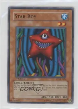 Star Boy 1st Ed. YuGiOh Fury From the Deep Structure Deck #SD4-EN006 2005 0nr3 - Image 1