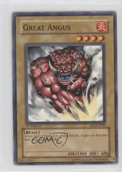 Great Angus 1st Ed. YuGiOh Blaze of Destruction Structure Deck #SD3-EN002 0nr3 - Image 1