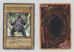 Gladiator Beast Andal Unlimited YuGiOh Phantom Darkness #PTDN-EN001 2008 0kb5 - Image 3