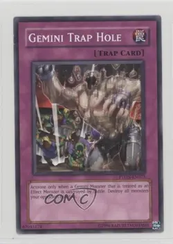Gemini Trap Hole Unlimited YuGiOh Phantom Darkness #PTDN-EN073 2008 0kb5 - Image 1