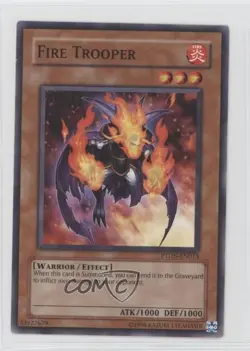Fire Trooper Unlimited YuGiOh Phantom Darkness #PTDN-EN013 2008 0kb5 - Image 1