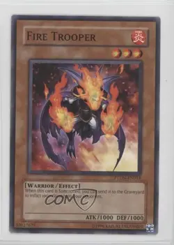 Fire Trooper Unlimited YuGiOh Phantom Darkness #PTDN-EN013 2008 0kb5 - Image 1