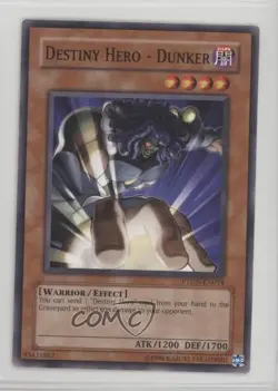Destiny Hero - Dunker Unlimited YuGiOh Phantom Darkness #PTDN-EN014 2008 0kb5 - Image 1