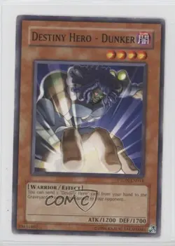 Destiny Hero - Dunker Unlimited YuGiOh Phantom Darkness #PTDN-EN014 2008 0kb5 - Image 1