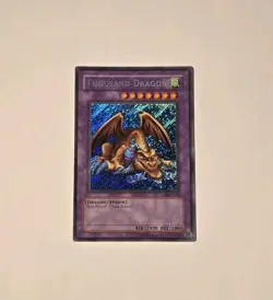 YUGIOH THOUSAND DRAGON MRD-143 SECRET RARE MP - Image 1