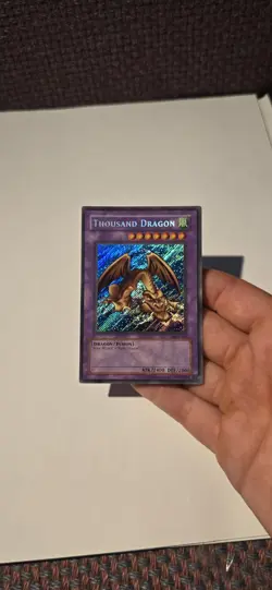 YUGIOH THOUSAND DRAGON MRD-143 SECRET RARE MP - Image 3
