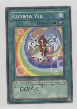Rainbow Veil Unlimited YuGiOh Phantom Darkness #PTDN-EN045 2008 13lr - Image 1
