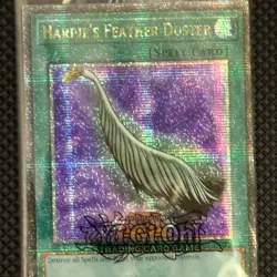 Yugioh! Harpie's Feather Duster EDC1-EN001 Card Early Days Collection QCR Sealed - Image 2