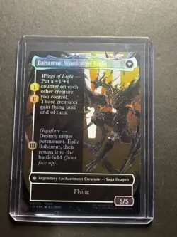 MTG Final Fantasy Dion, Bahamut's Dominant Borderless Foil Rare #376 - Image 2