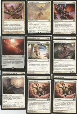 Lifegain Angel Deck - White MTG Magic the Gathering Rares Ready To Play - Image 4