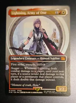 Lightning, Army of One (Borderless) (0320) Final Fantasy Regular - Image 2