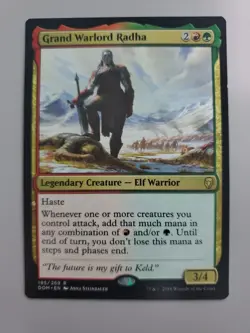 MTG Grand Warlord Radha Dominaria Regular Rare - Image 1