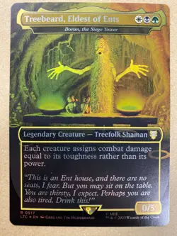 MTG 1x FOIL Treebeard, Eldest of Ents 517 Commander Lord the Rings Magic x1 NM - Image 2