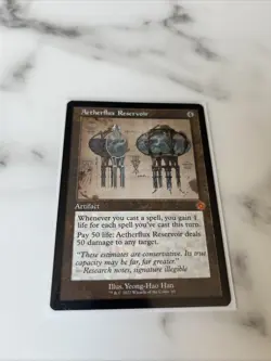 MTG Aetherflux Reservoir The Brothers' War Retro Artifacts M Mythic - Image 3