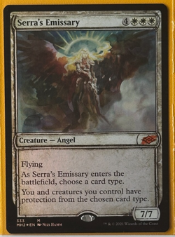 [FOIL] Serra's Emissary (Showcase) Modern Horizons 2 MTG Magic The Gathering - Image 3