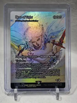 MTG Final Fantasy: Through The Ages Hero Of Light (Showcase) Foil - Image 1