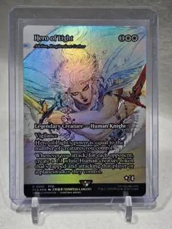 MTG Final Fantasy: Through The Ages Hero Of Light (Showcase) Foil - Image 3