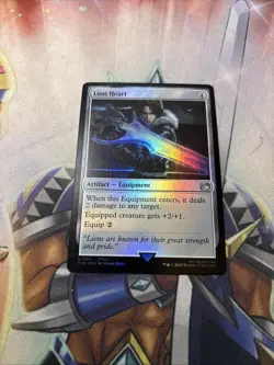 MTG Final Fantasy *FOIL* U Lion Heart #0261 - Image 1