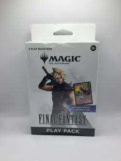 Magic The Gathering Final Fantasy Play Pack w/ 3 Packs & Promo SEALED NEW - Image 1
