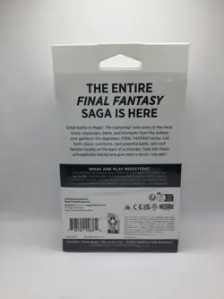 Magic The Gathering Final Fantasy Play Pack w/ 3 Packs & Promo SEALED NEW - Image 2