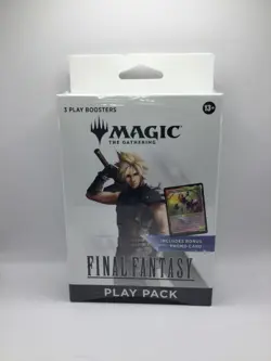 Magic The Gathering Final Fantasy Play Pack w/ 3 Packs & Promo SEALED NEW - Image 3