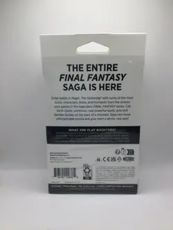 Magic The Gathering Final Fantasy Play Pack w/ 3 Packs & Promo SEALED NEW - Image 4