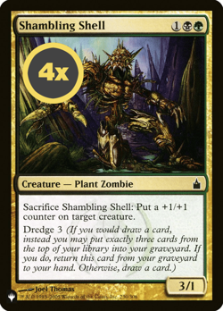 MTG Playset (4x) Shambling Shell ** The List ** English (NM) - Image 3
