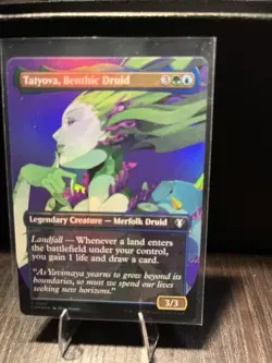 Tatyova, Benthic Druid (Borderless) - Commander Masters (CMM)(687) Foil - MTG - Image 1
