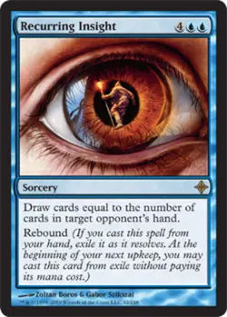 MTG Recurring Insight, Rise of the Eldrazi, Heavily Played, English - Image 1