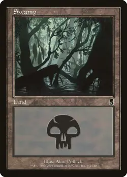 MTG Swamp (342) ** Odyssey ** English (MP) - Image 1