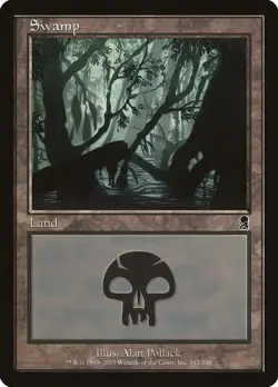 MTG Swamp (342) ** Odyssey ** English (MP) - Image 3