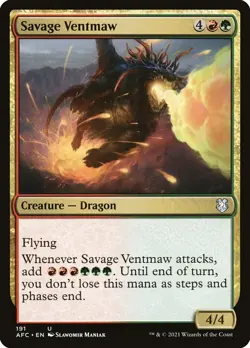 MTG Savage Ventmaw ** Forgotten Realms Commander ** English (NM) - Image 1