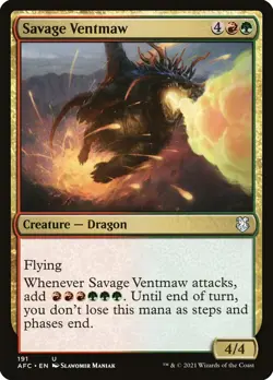 MTG Savage Ventmaw ** Forgotten Realms Commander ** English (NM) - Image 3
