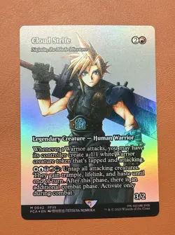 Cloud Strife - Najeela, the Blade-Blossom (Showcase) FIN: Through the Ages Foil - Image 2