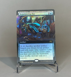 MTG: Repurposing Bay (Extended Art) | Aetherdrift FOIL - Image 2