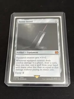 Buster Sword Final Fantasy Regular Mint Pack Fresh - Image 1