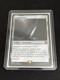 Buster Sword Final Fantasy Regular Mint Pack Fresh - Image 2