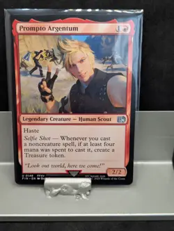 Prompto Argentum X1  NM Final Fantasy MTG - Image 1