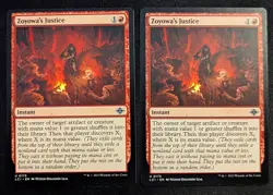 x2 MTG - Zoyowa's Justice - Lost Caverns of Ixalan - Pack Fresh!! - Image 2