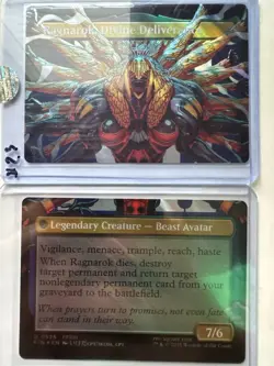 Ragnarok, Divine Deliverance SURGE FOIL (Fang And Vanille Set) MTG Final Fantasy - Image 3