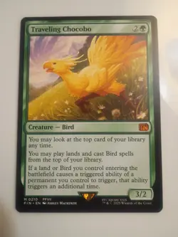 MTG Traveling Chocobo Final Fantasy Regular NM x1 - Image 1