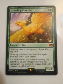 MTG Traveling Chocobo Final Fantasy Regular NM x1 - Image 3