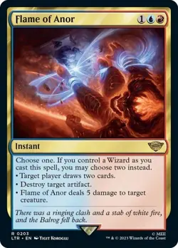 [1x] Flame of Anor - Foil Near Mint, English Lord of the Rings MTG Magic - Image 1
