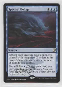 Spectral Deluge Magic: Kaldheim Commander #007 11xm - Image 4
